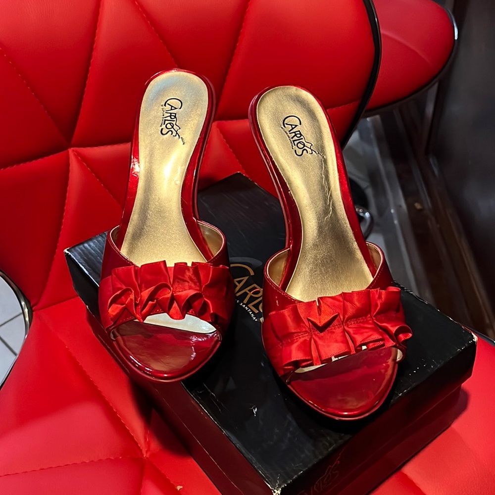 Carlos by Carlos Santana Event-Red Glory sandals size 8.5M